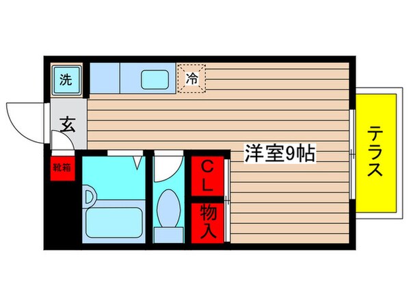 サンビラ早川の物件間取画像